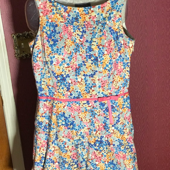 Summer Dress Brown &Tan byR&M Richards - Picture 3 of 8